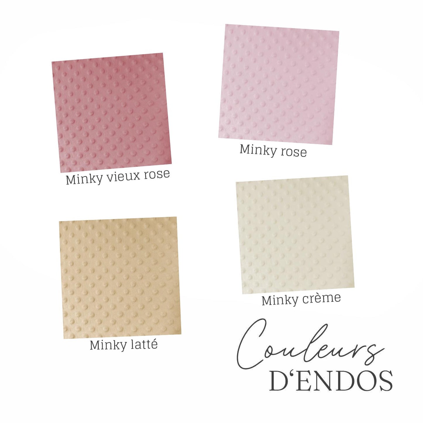 Couverture en minky personnalisée | Forêt Rosée infos de naissance