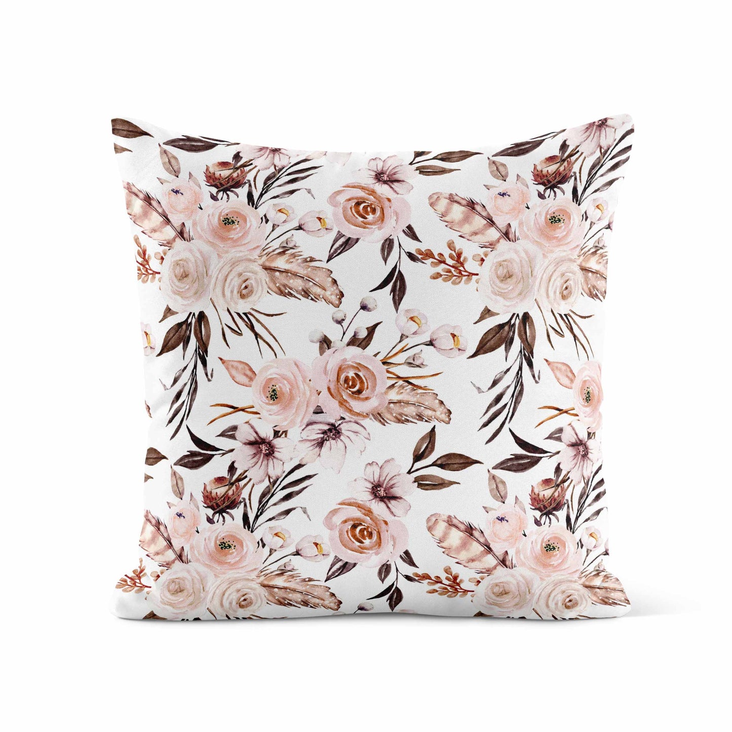Housse de coussin | Fleurs latté