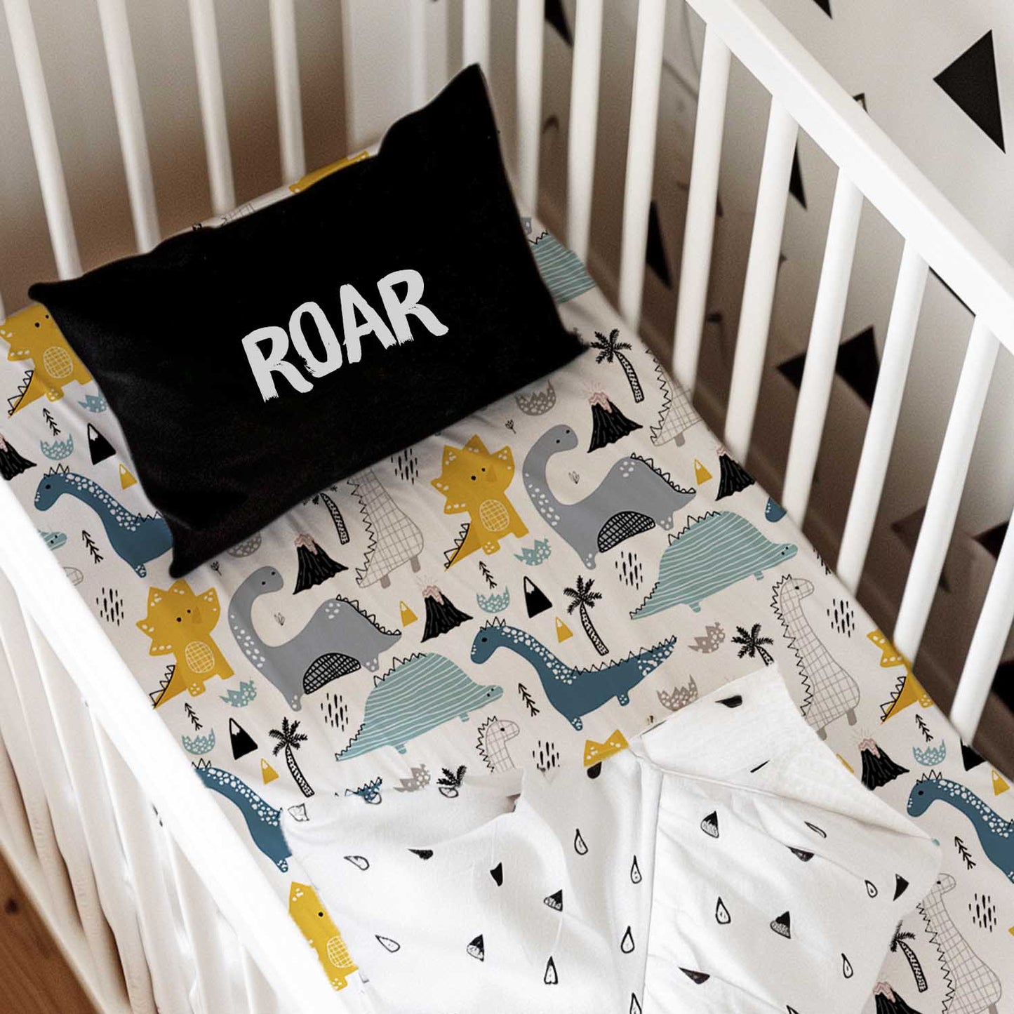 Drap contour pour bassinette | Préhistoire