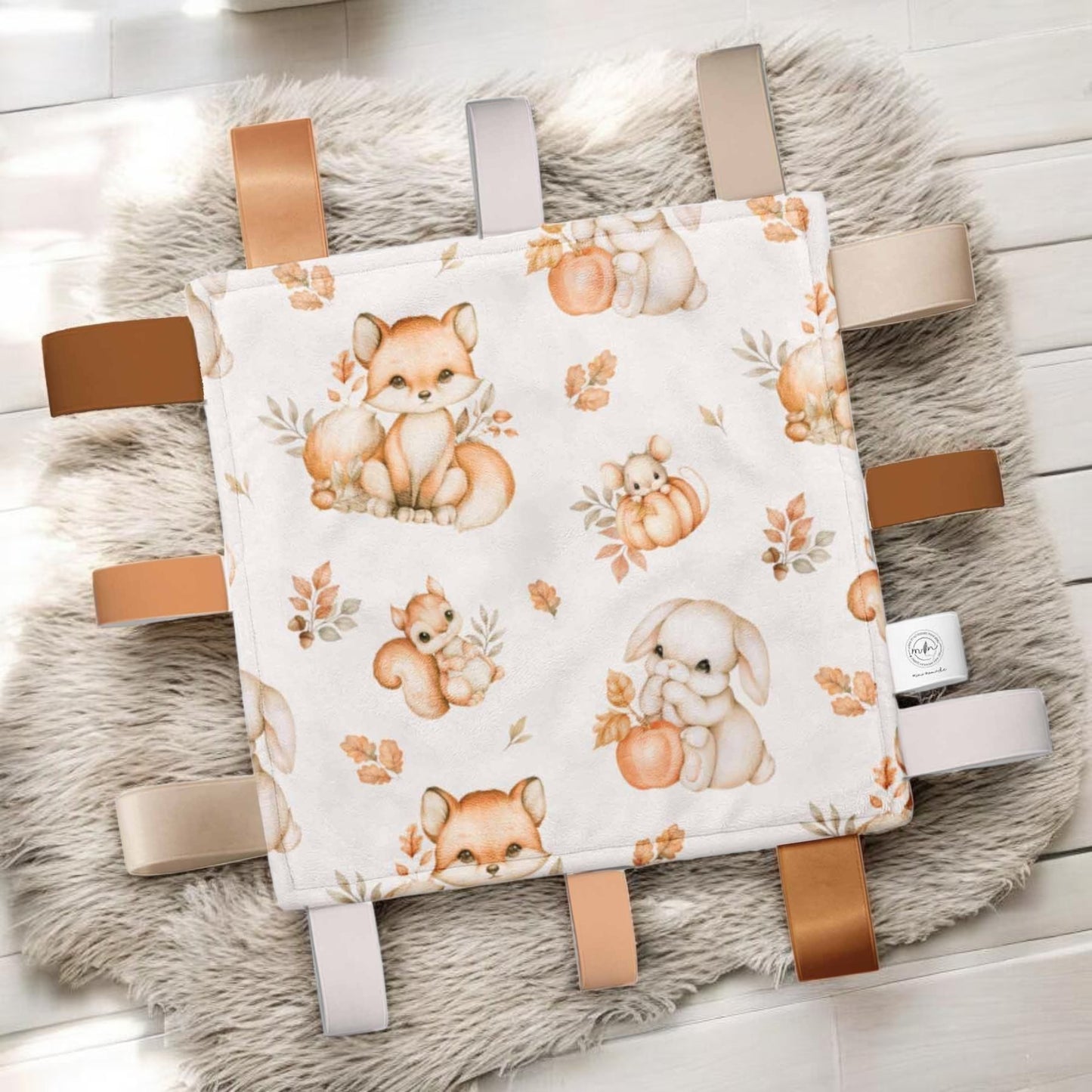 Doudou-étiquettes | Petits animaux d'automne