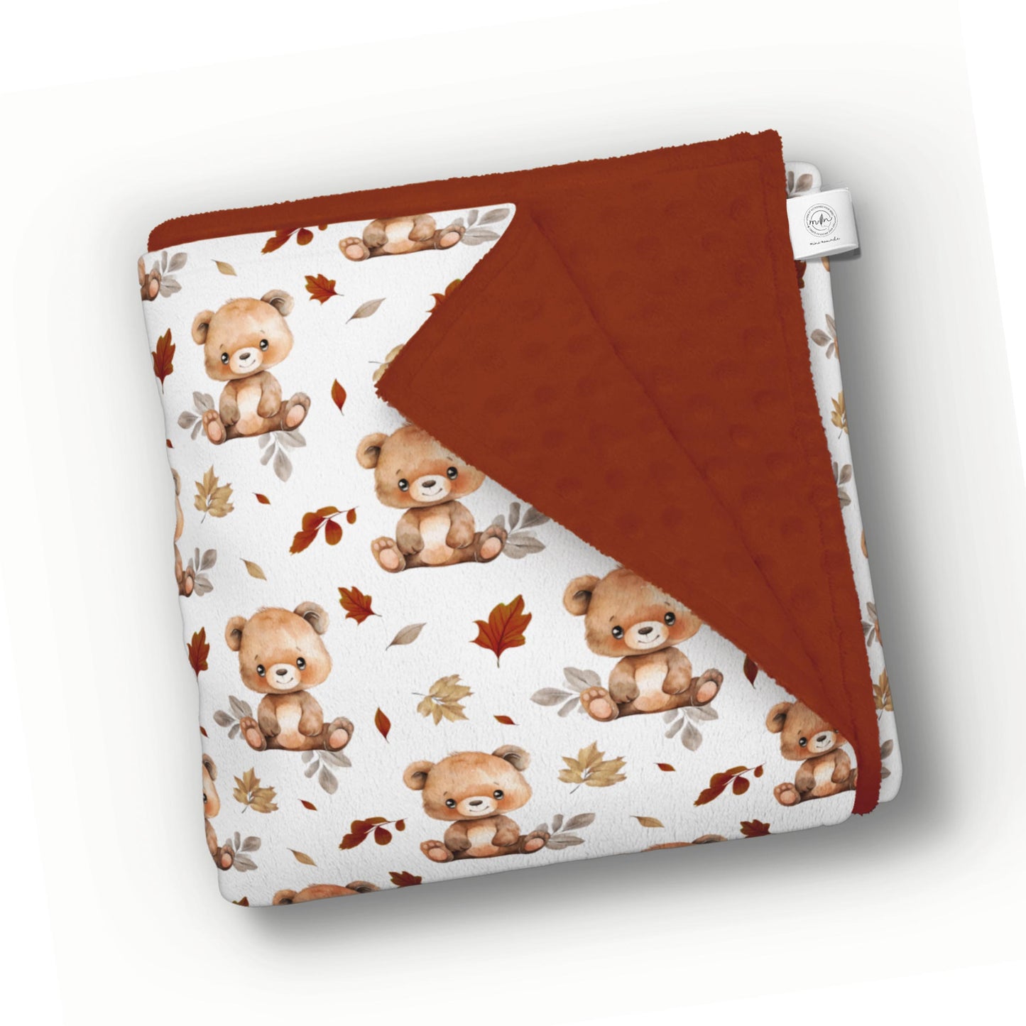 Doudou en minky | Peluche d'automne