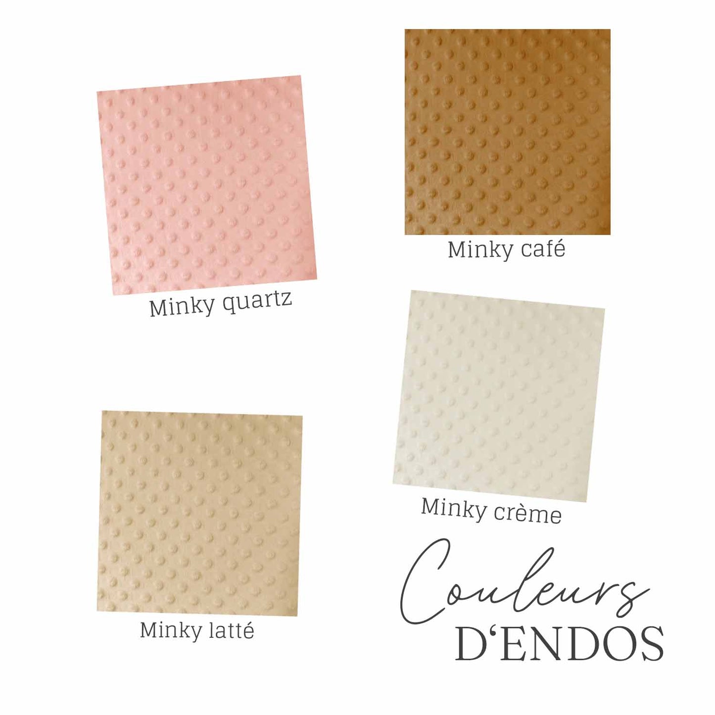 Couverture en minky | Forêt Rosée trio d'animaux