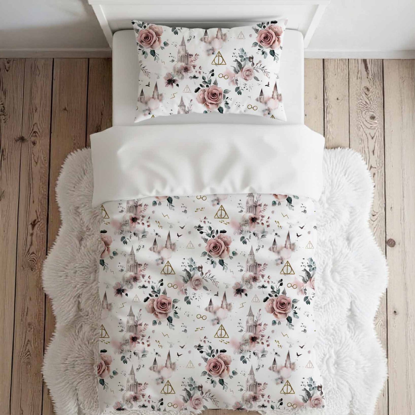 Literie pour lit simple | Roses Magiques