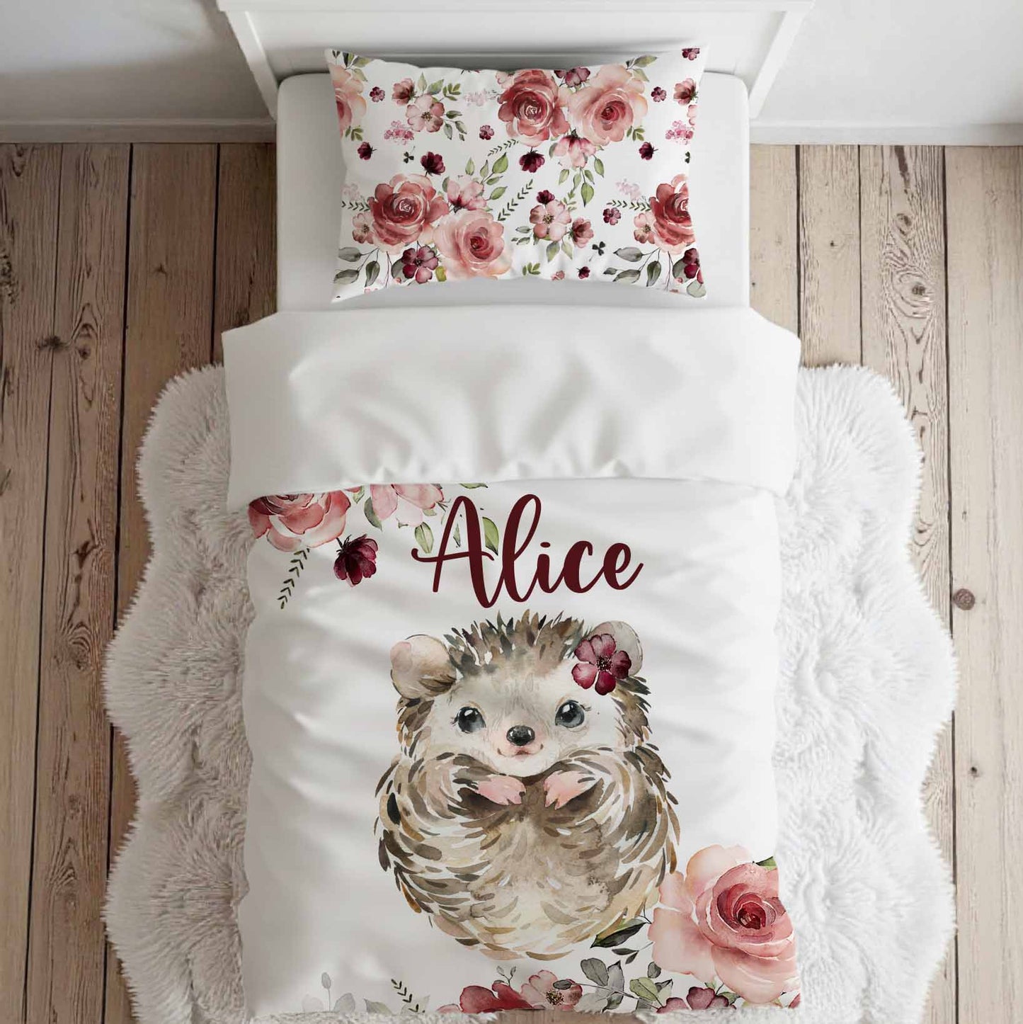 Literie pour lit simple personnalisée | Animal au choix | Petite Nature