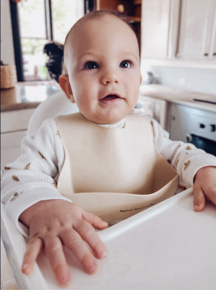 Bavoir en silicone | Vanille