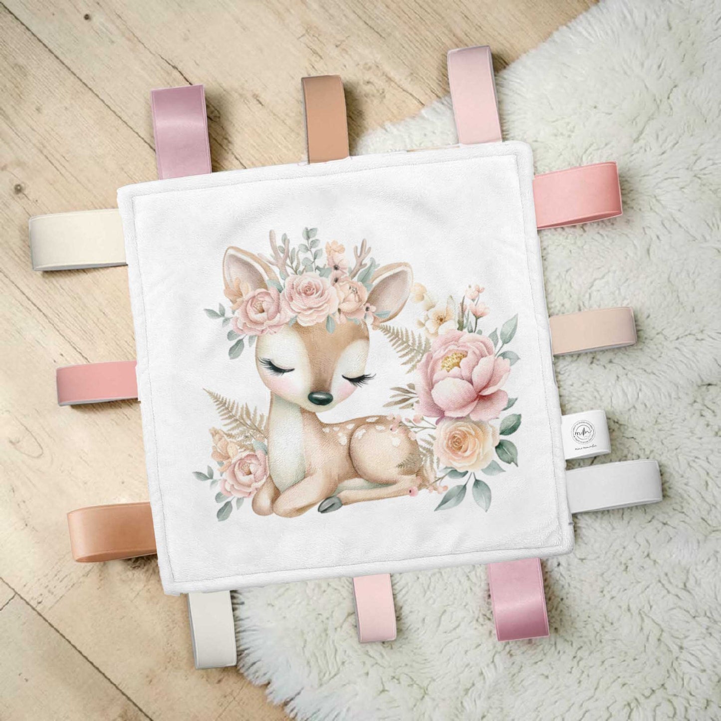 Doudou-étiquettes | Biche Douce Forêt