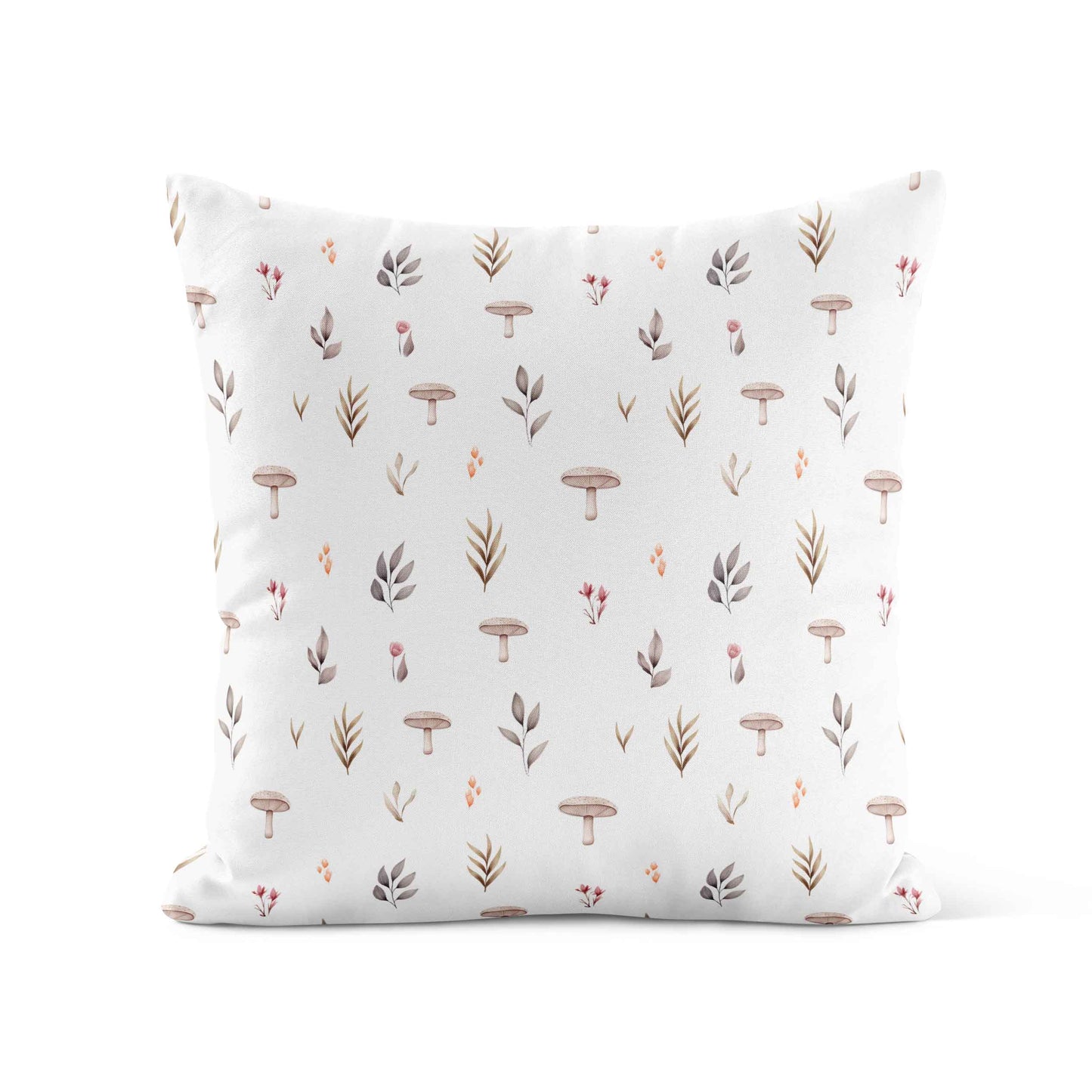 Housse de coussin | Champignons Forêt Rosée