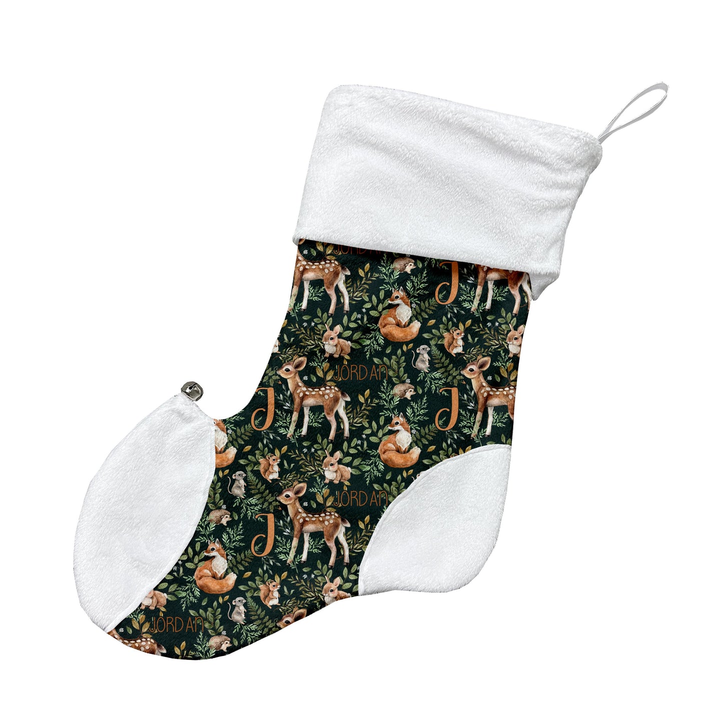 Bas de Noël | Forêt Enchantée prénom répétitif