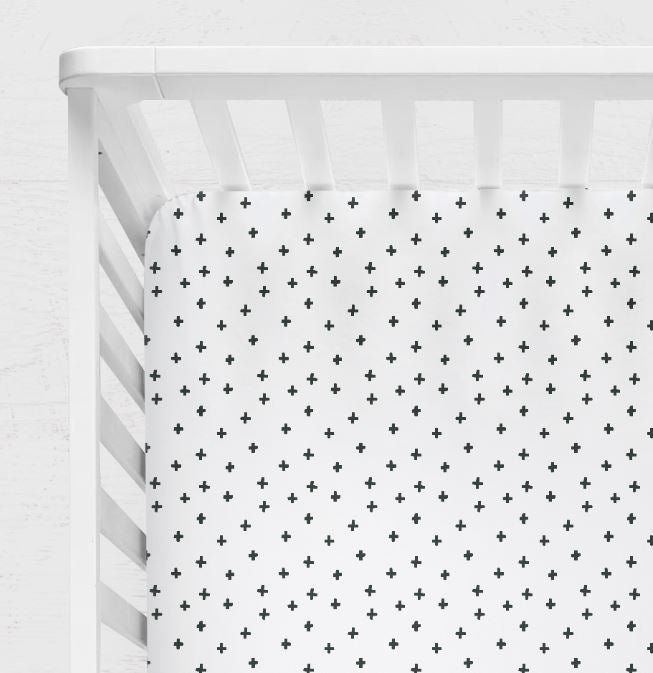 Drap contour pour bassinette | Croix scandinaves