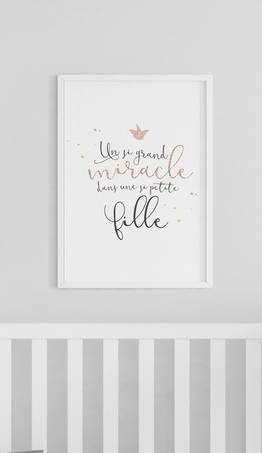 Affiche numérique | Un grand miracle