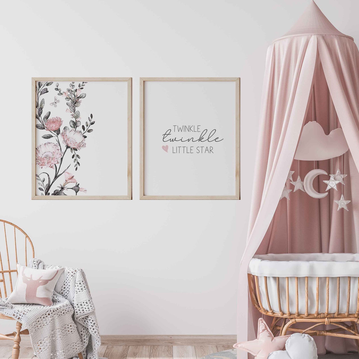 Ensemble de deux affiches numériques | Twinkle Twinkle