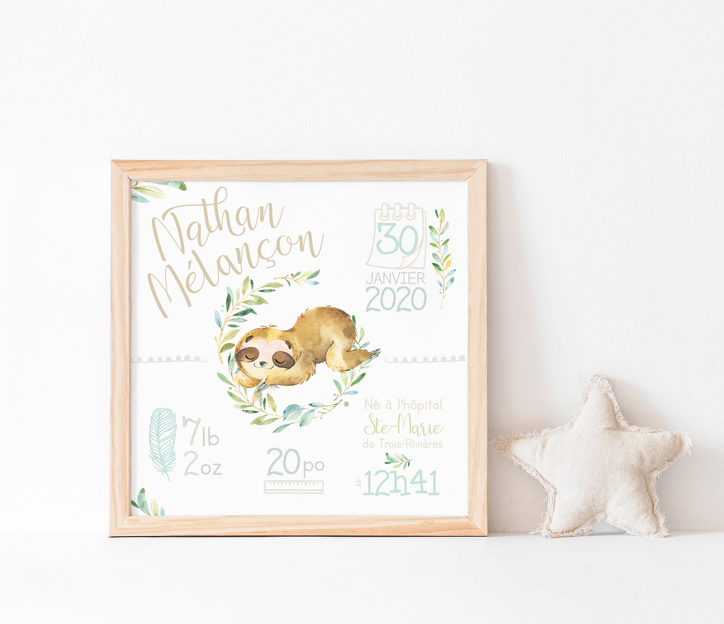 Carré de naissance | Vigne Paresseux