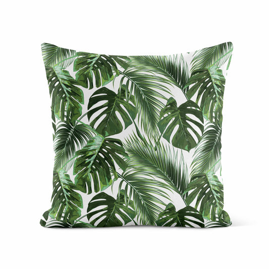 Housse de coussin | Safari Jungle feuillage uni