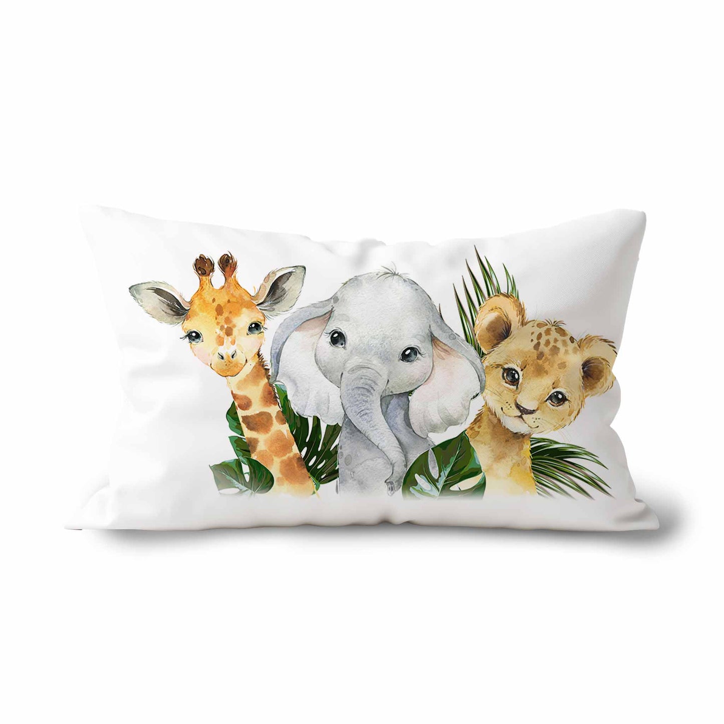 Couvre-oreiller standard | Safari Jungle trio d'animaux
