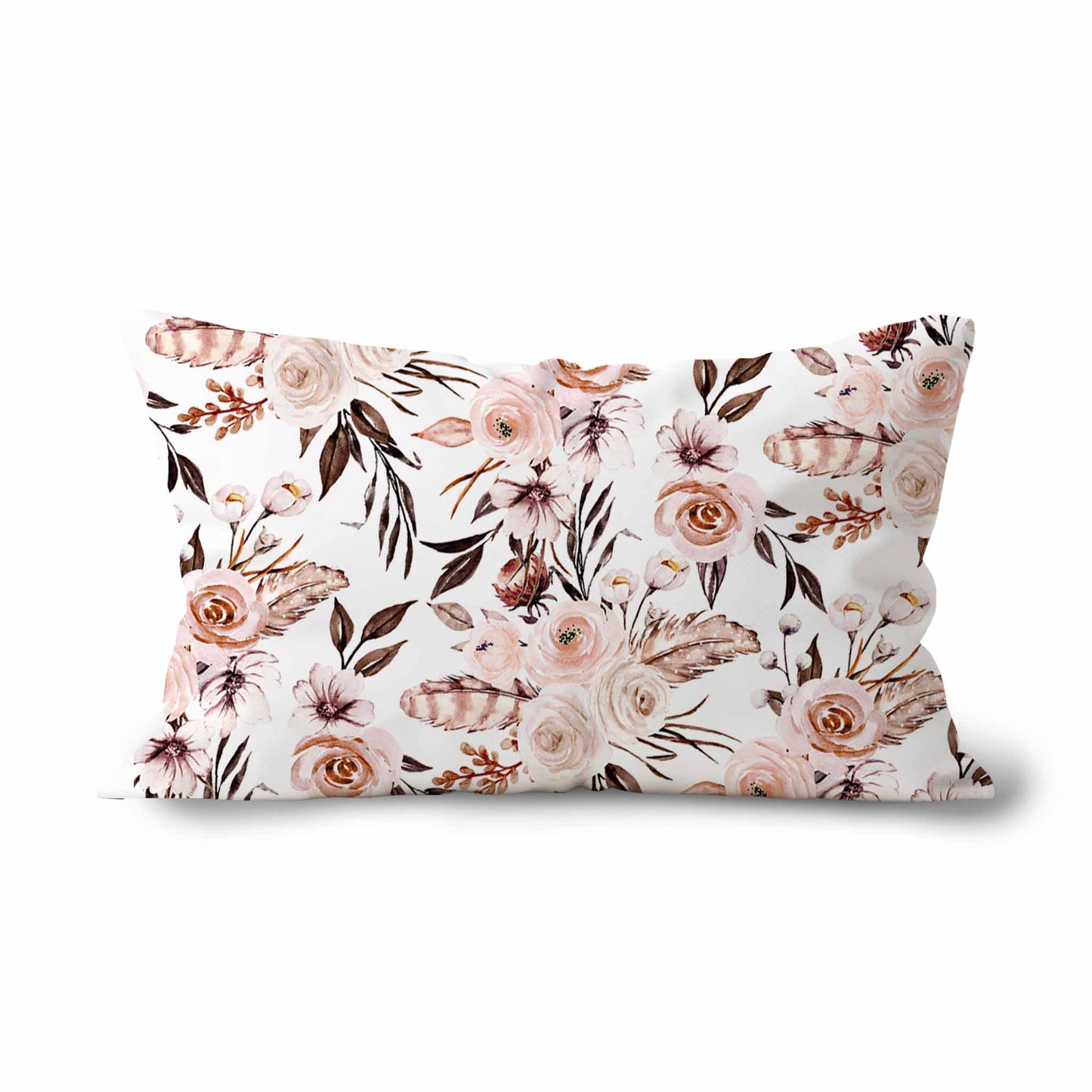 Couvre-oreiller standard | Fleurs latté