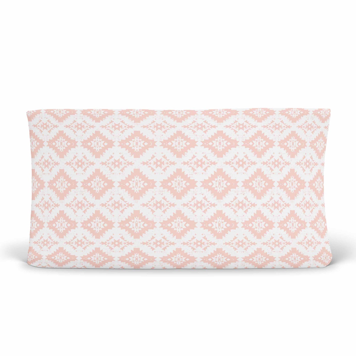 Housse pour matelas à langer | Aztec abricot pâle