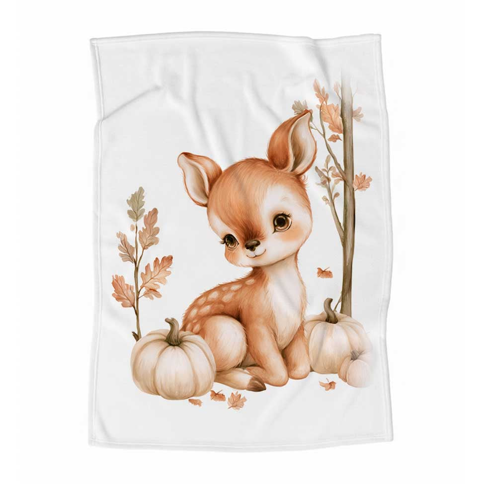 Couverture en minky | Daim d'automne