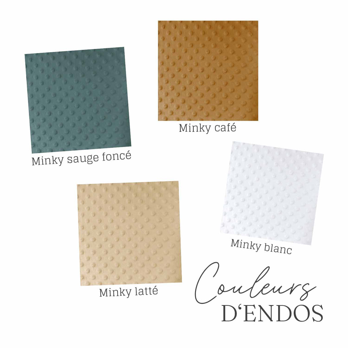 Couverture en minky personnalisée | Daim et Blé en panneau