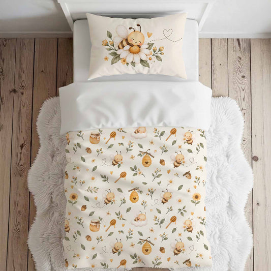 Literie pour lit simple | Miel et soleil