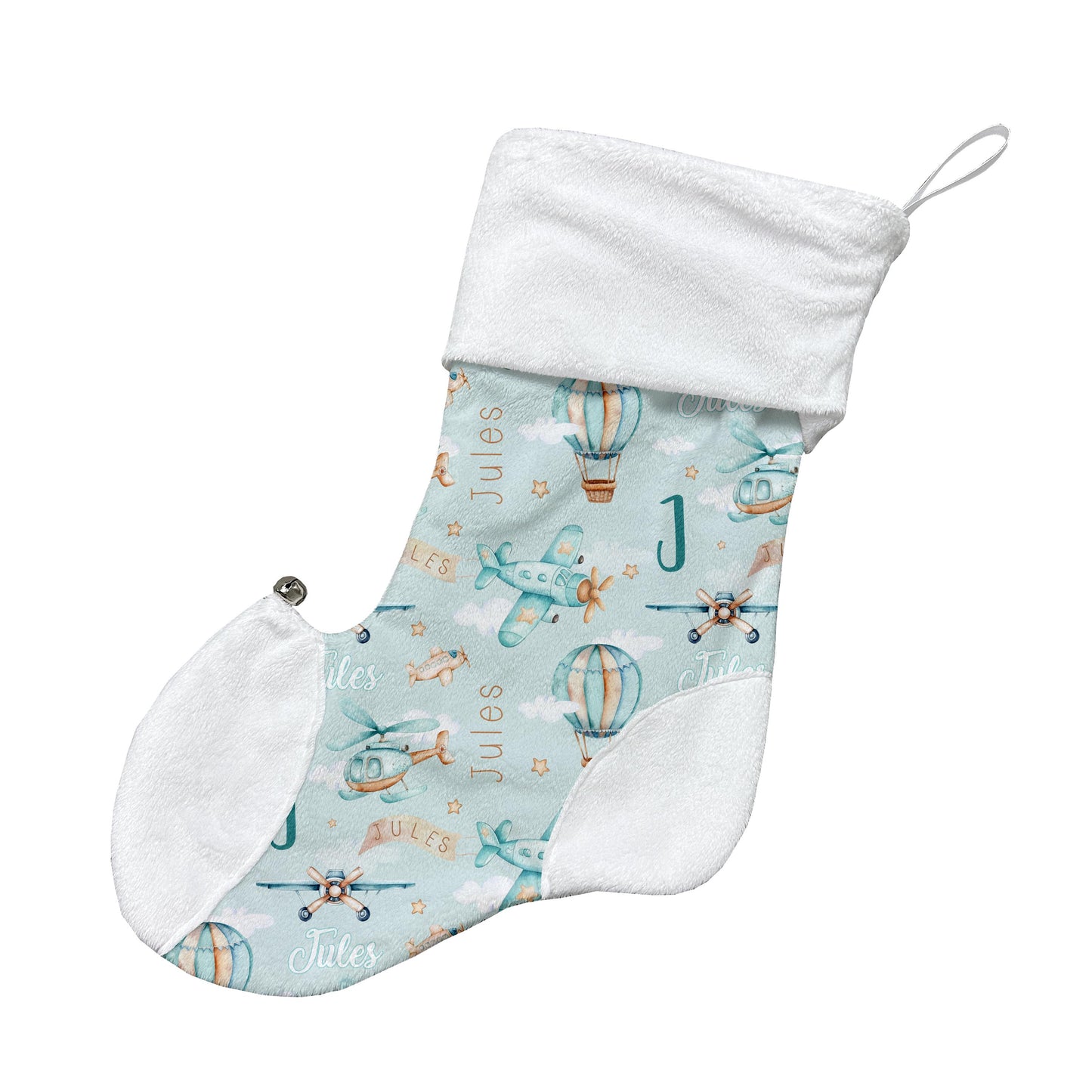 Bas de Noël | Aventures dans les Airs prénom répétitif