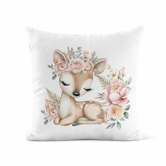 Housse de coussin | Biche Douce Forêt