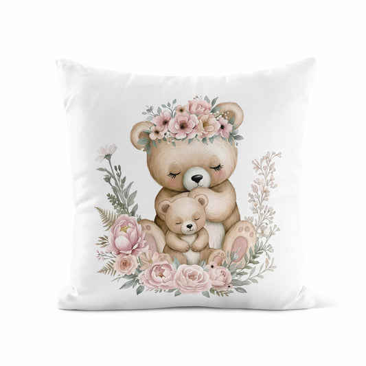 Housse de coussin | Ourson Douce Forêt