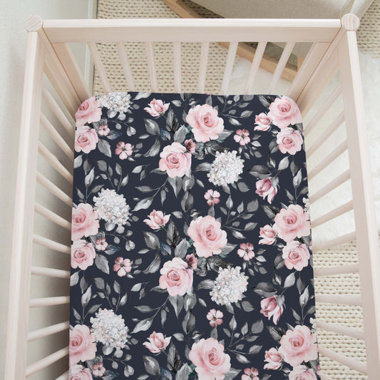 Drap contour pour bassinette | Fleuri Marina Love