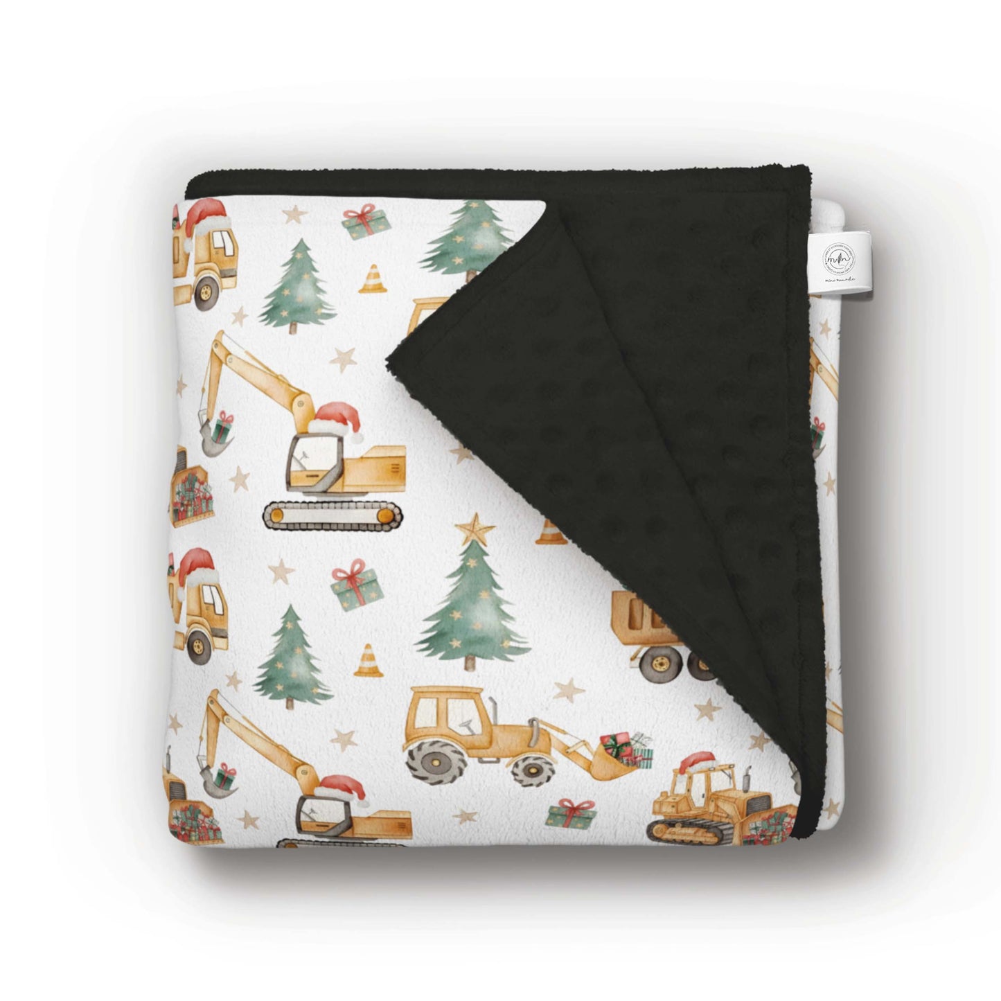Couverture en minky | Machinerie de Noël