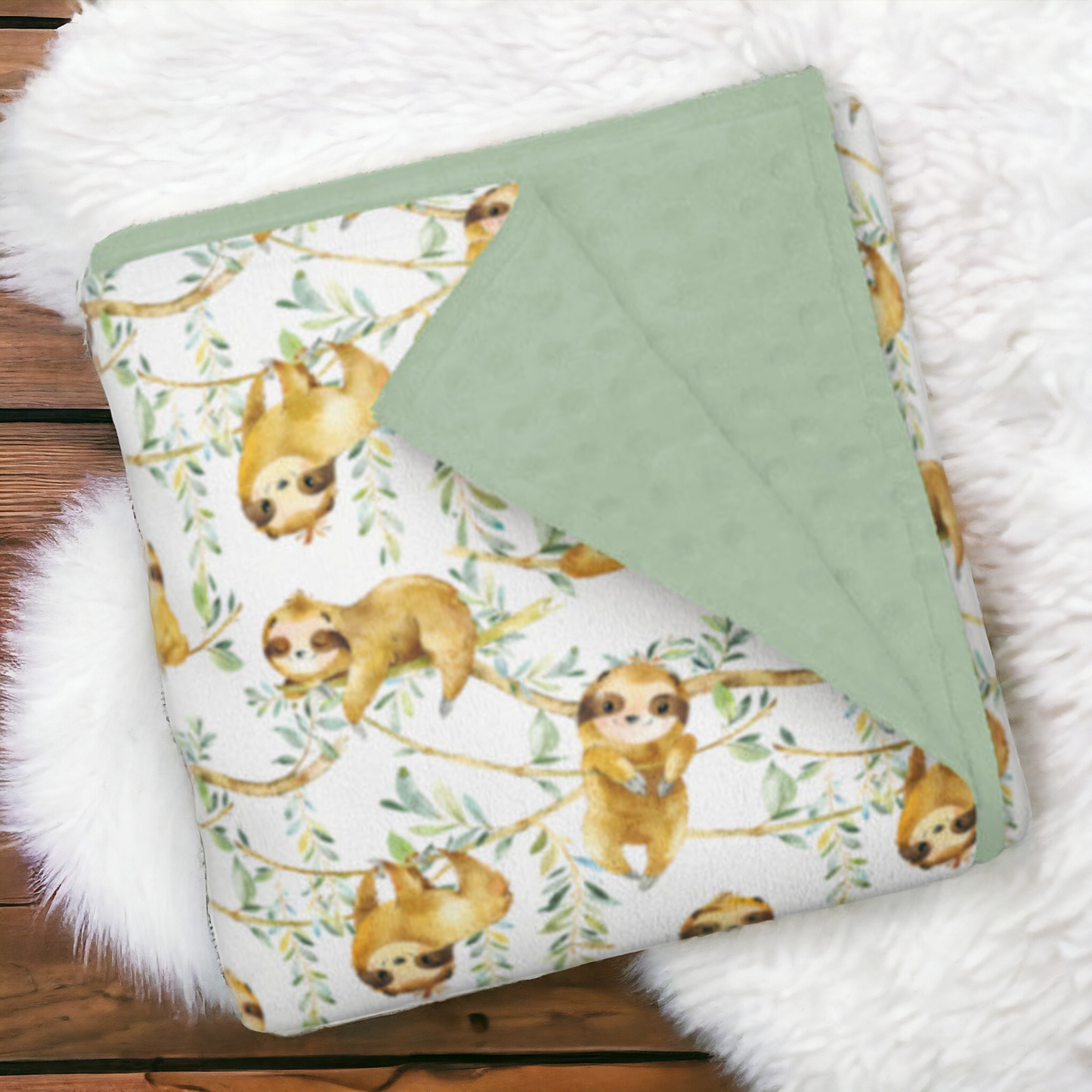 doudou-couverture-minky-vigne-paresseux-feuillage-unisexe-minky