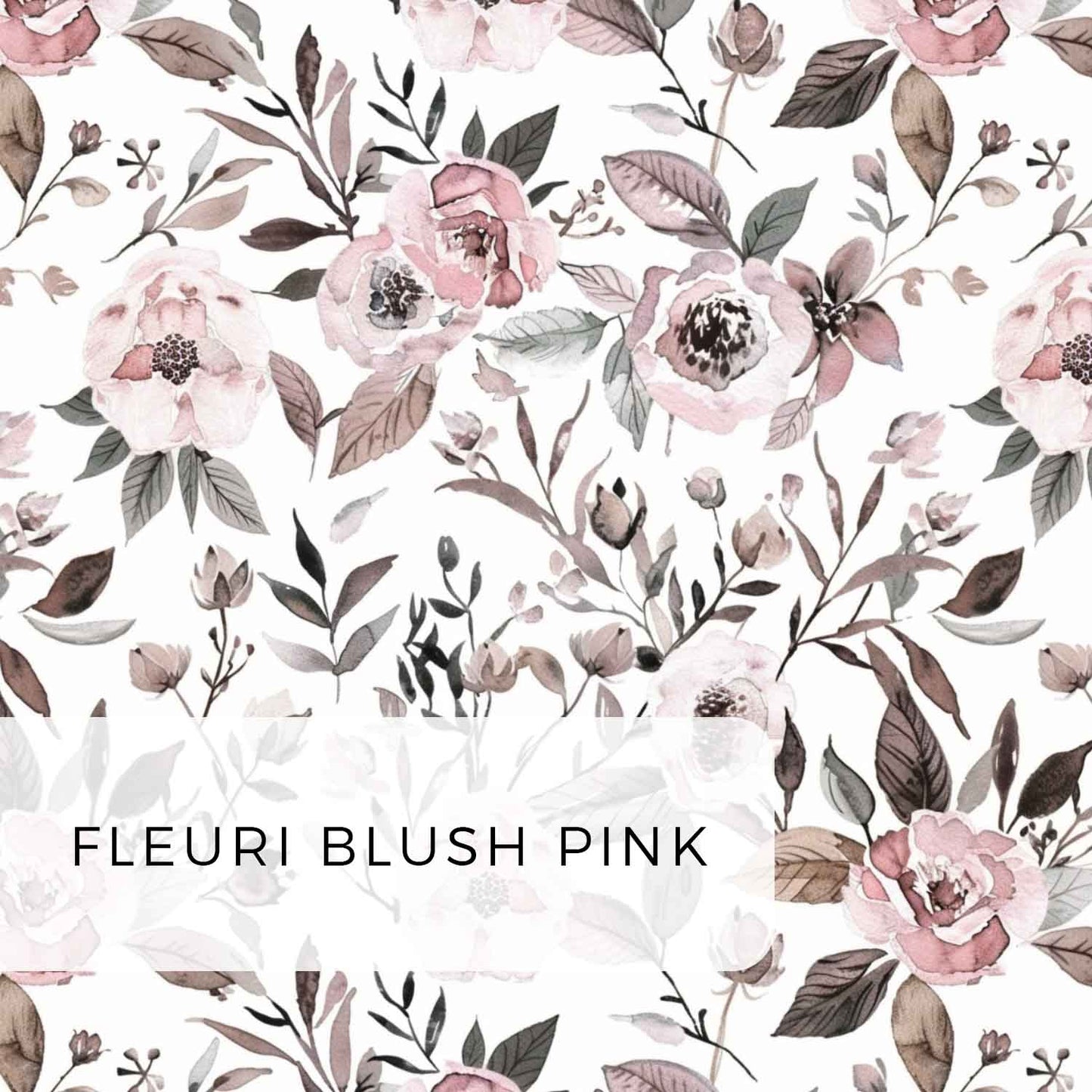 Literie pour lit simple | Fleuri blush pink