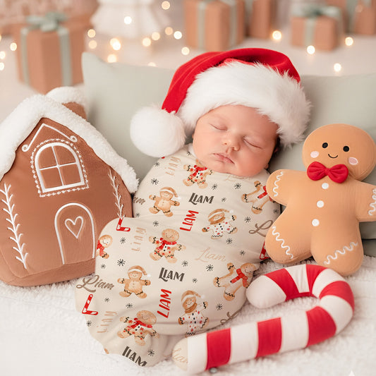 Couverture en mousseline de bambou | Tibiscuit prénom répétitif