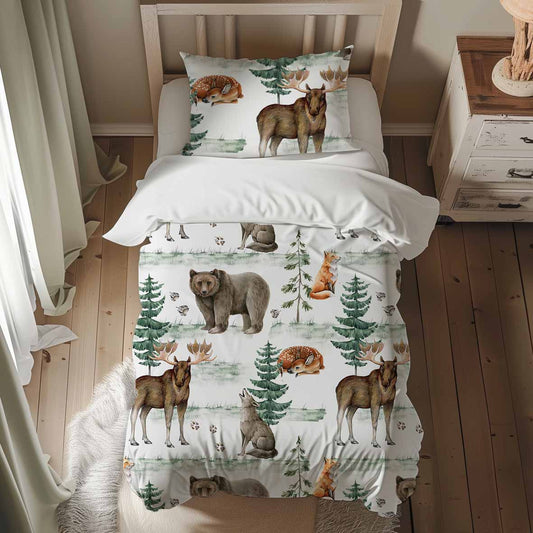 Literie pour lit simple | Animaux Montana gros motif