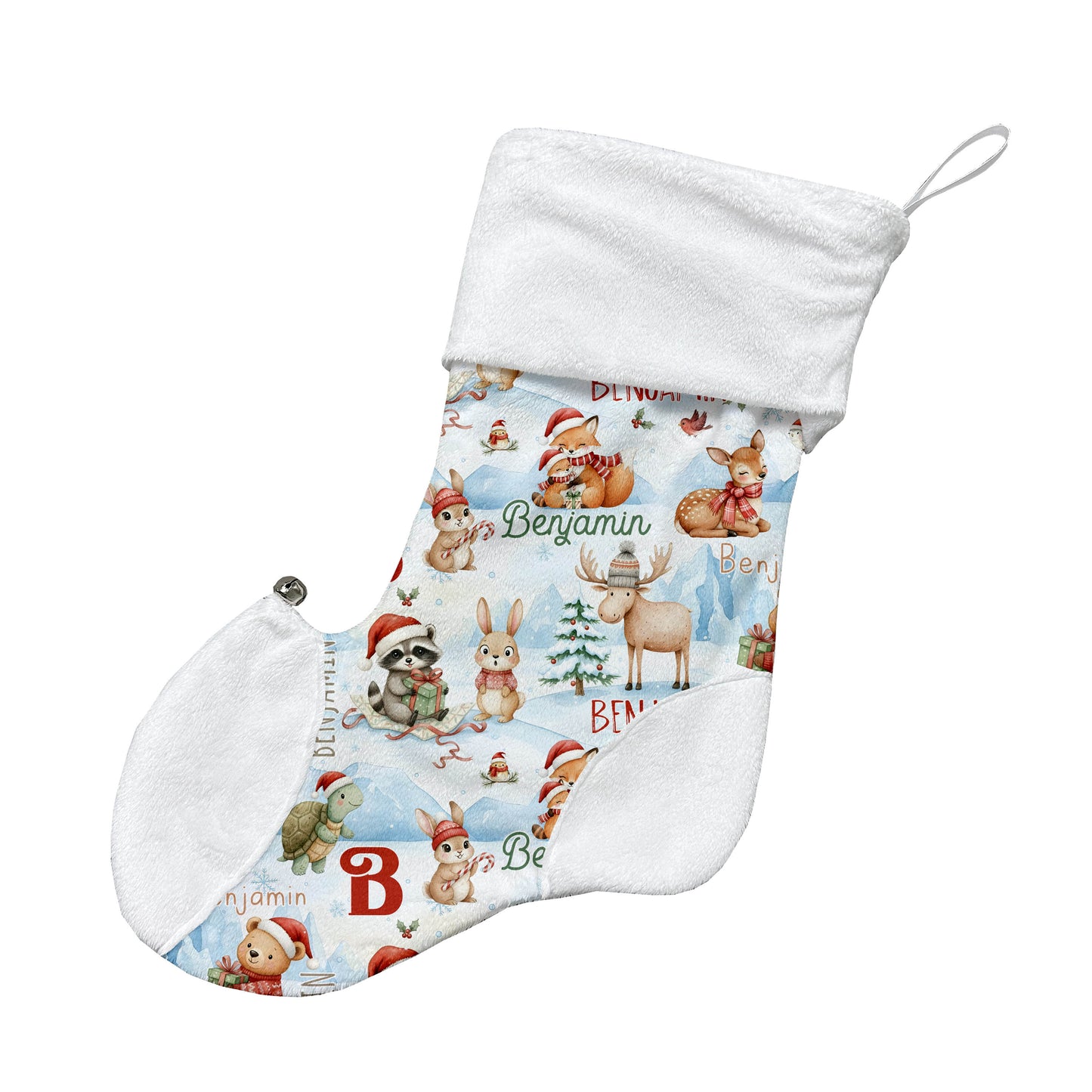 Bas de Noël | Mignon Pôle Nord prénom répétitif