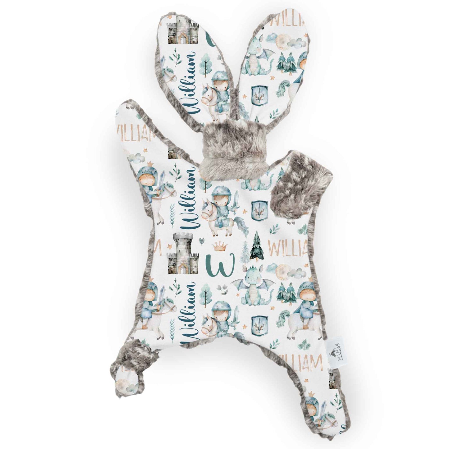 Lapinou personnalisé | Mini Destrier prénom répétitif