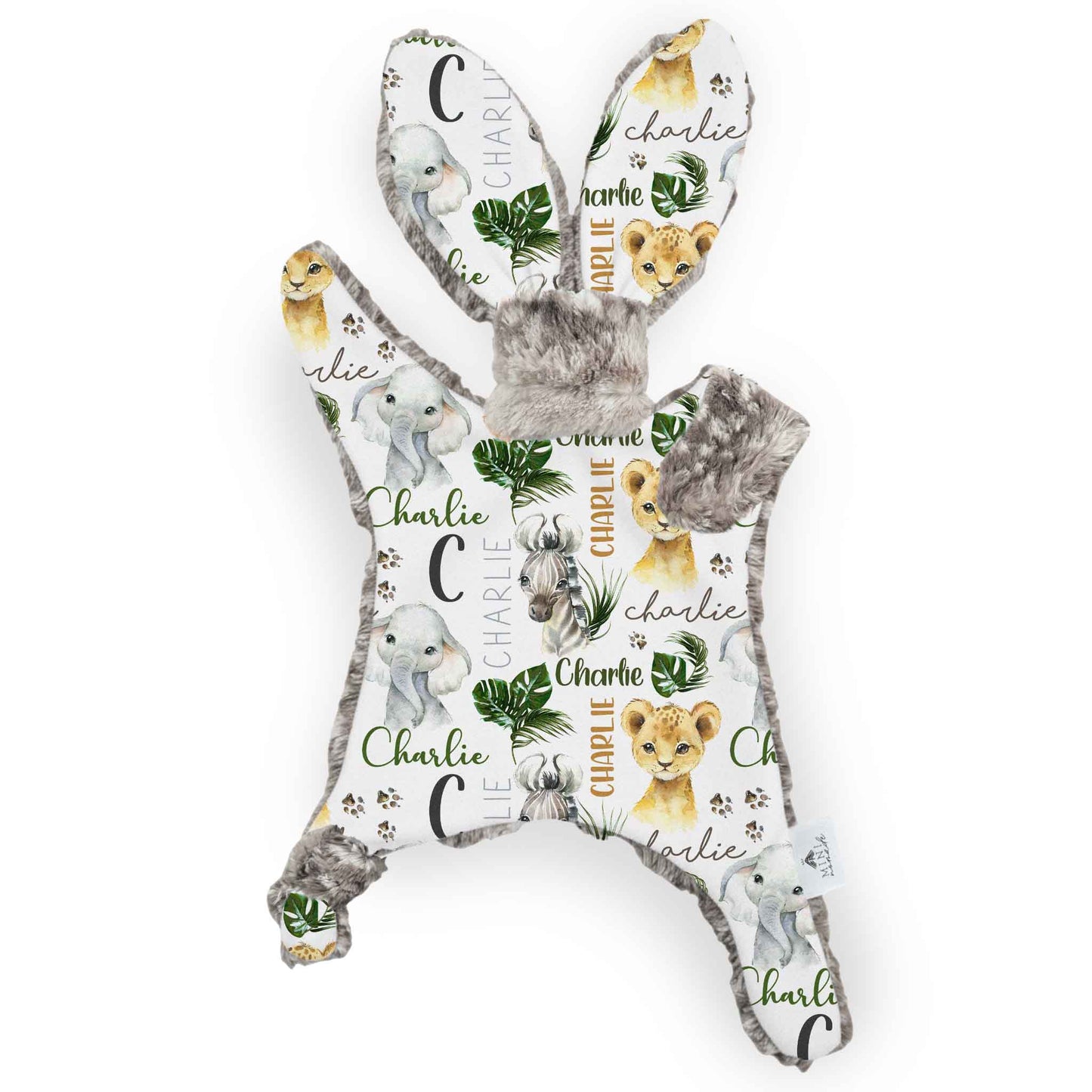 Lapinou personnalisé | Petits animaux d'Afrique prénom répétitif