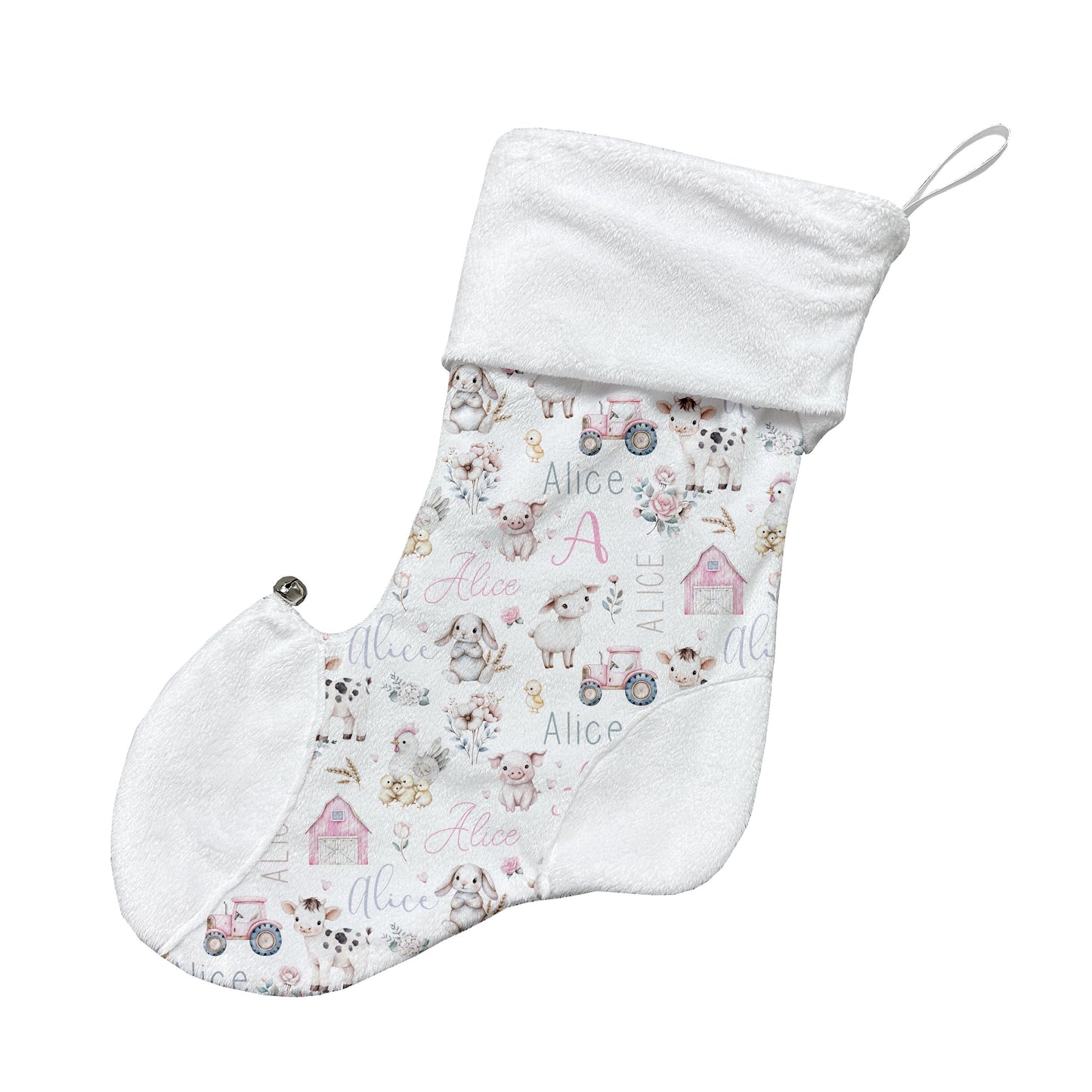 Bas de Noël | Prairie Rose prénom répétitif