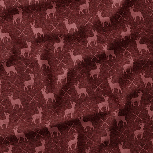 Banque de motif | Créez votre produit | Chevreuils bourgognes