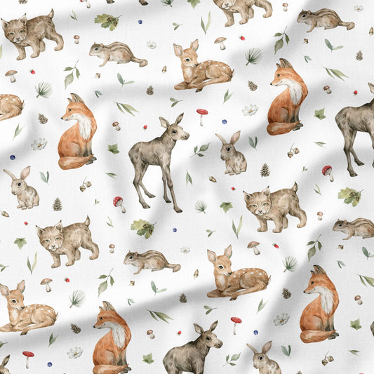 Banque de motif | Créez votre produit | Animaux forêt du Québec