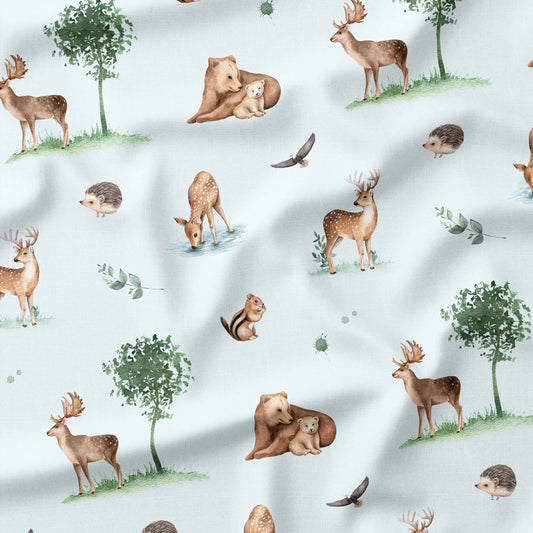 Banque de motif | Créez votre produit | Animaux verts et bleus