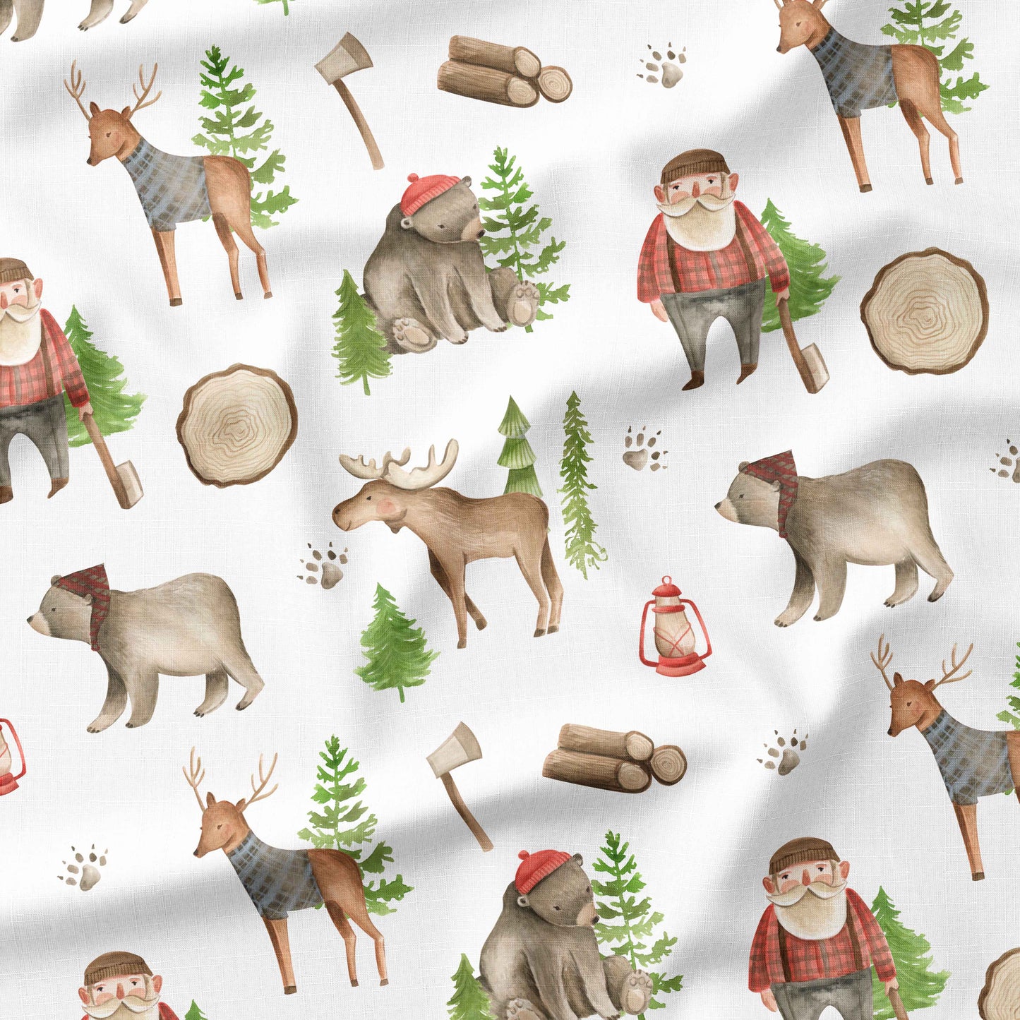 Banque de motif | Créez votre produit | Bûcheron des bois