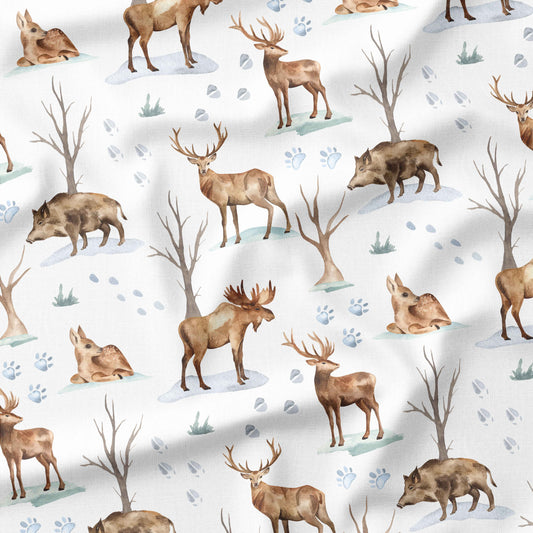 Banque de motif | Créez votre produit | Animaux pas dans la neige