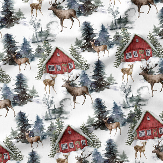 Banque de motif | Créez votre produit | Cabane dans les bois