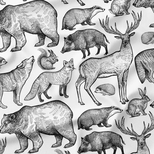 Banque de motif | Créez votre produit | Animaux noirs et blancs