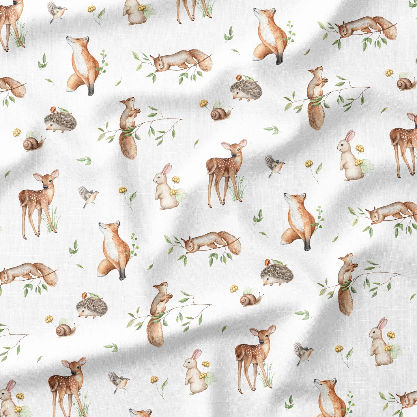 Banque de motif | Créez votre produit | Bébé animaux des bois