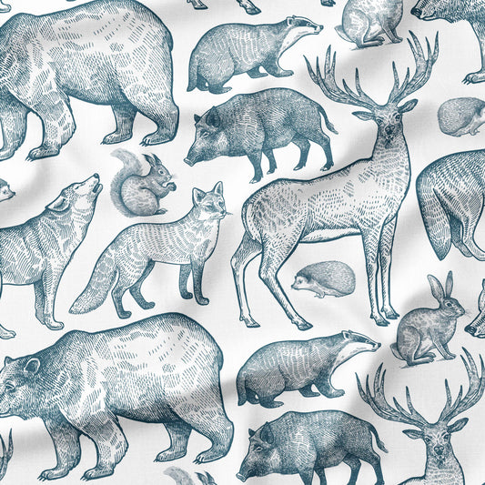 Banque de motif | Créez votre produit | Animaux forêt perdue