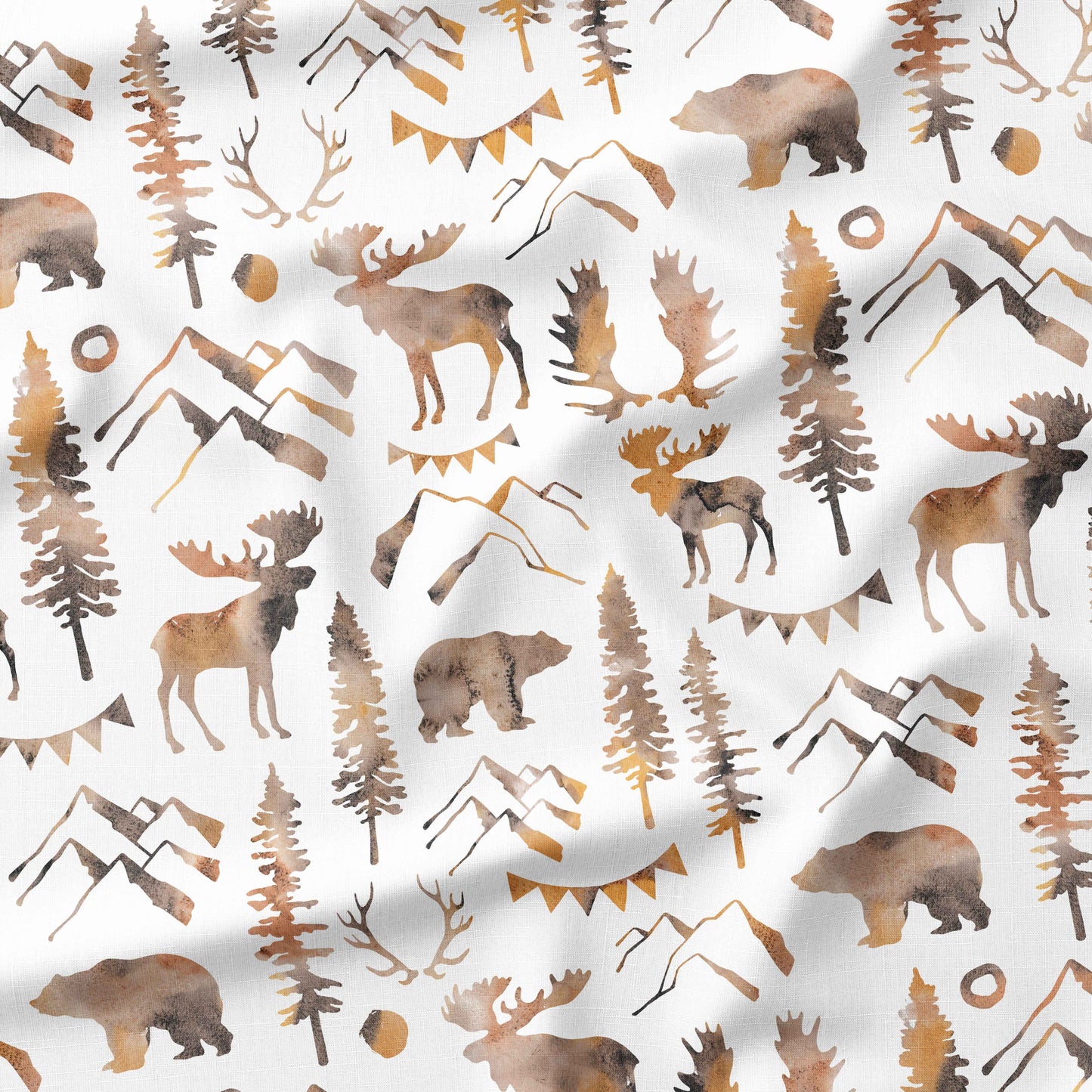 Banque de motif | Créez votre produit | Chasse en forêt