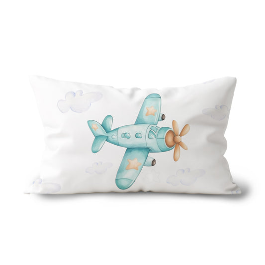 Couvre-oreiller standard | Aventures dans les airs panneau avion