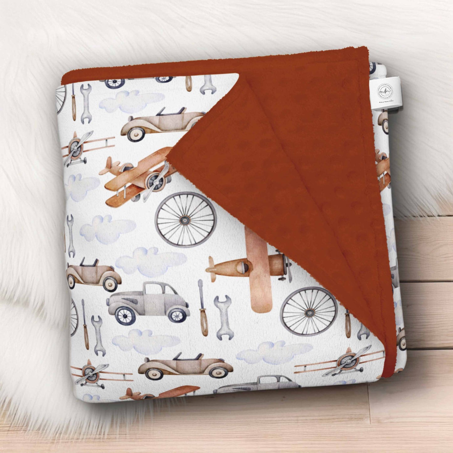 Couverture en minky | Aéroport