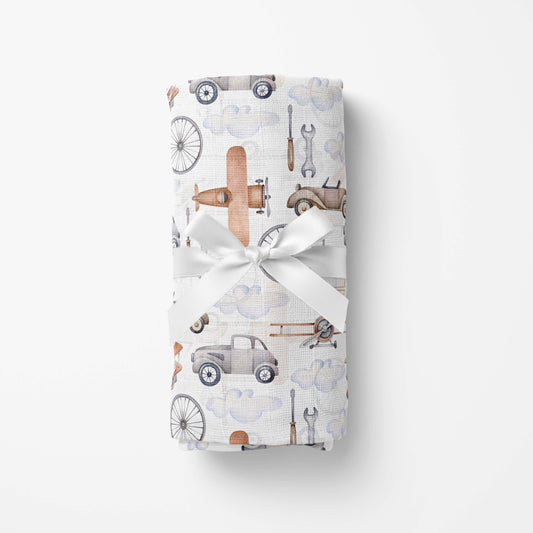 Couverture en mousseline de bambou | Aéroport