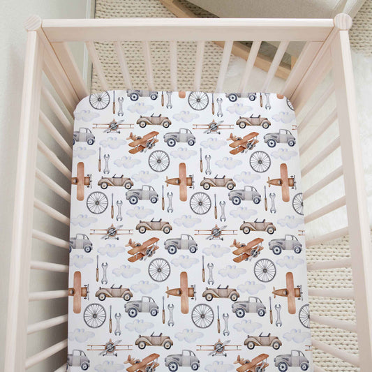 Drap contour pour bassinette | Aéroport